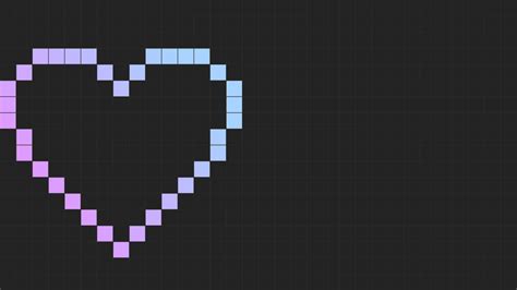 Pixel Grid Heart 1080p By Thoere On Deviantart