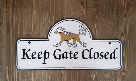Chinese Crested Gate Sign Sign Barn Sheffield In The Berkshires