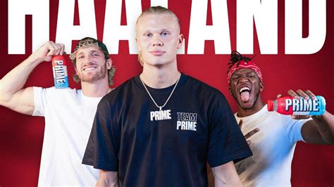 Ksi And Logan Paul Reveal Erling Haaland As First Prime Sponsored