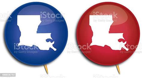 Louisiana Map Pins Stock Illustration Download Image Now Icon