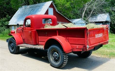 Big Red Survivor 1954 Dodge Power Wagon Barn Finds