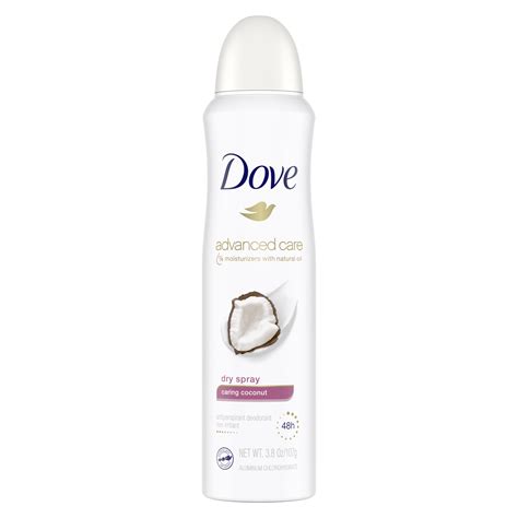 Advanced Care Dry Spray Antiperspirant Deodorant Caring Coconut Dove