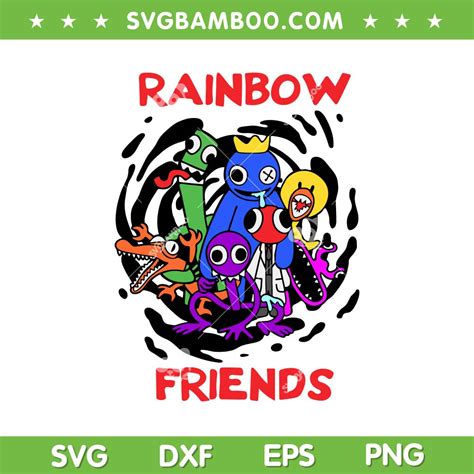 Rainbow Friends Roblox Svg Png Poppy Playtime Svg