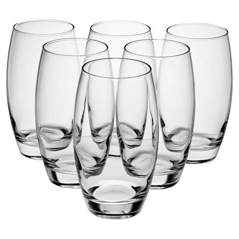 Buy Pasabahce Barrel 500ml Hi Ball Drinking Glasses Juice Water Dining Tumbler Set Online At