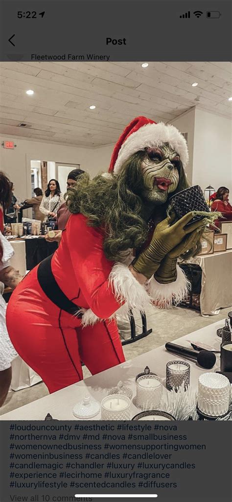 Sex Bomb Did A Grinch Drag Look For A Holiday Event Rmakeupaddiction