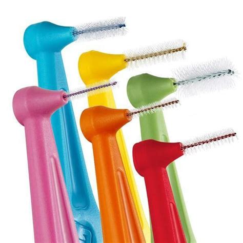 Tepe Angle Interdental Brushes In Various Colours And Sizes Pack Of 6