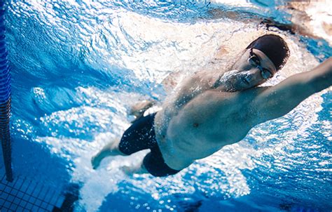 If your head isn't centered, you'll be swimming to one side. 4 Tips for a Faster Freestyle Swim | ACTIVE