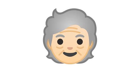 🧓🏻 Personne âgée Peau Claire Emoji