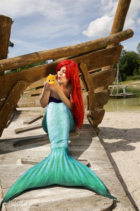 on deviantart mermaid ariel cosplay