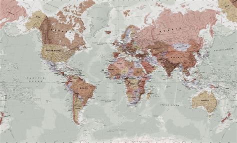 Hd World Map Wallpapers Wallpaper Cave Riset