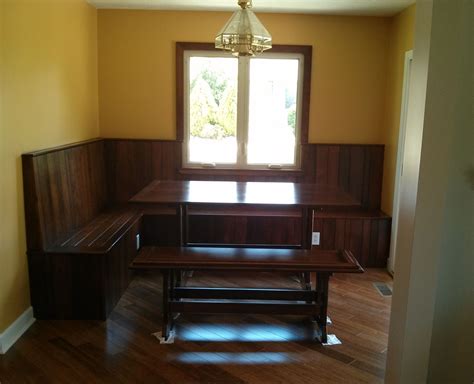 Hand Crafted Cherry Breakfast Nook By The Traditional Carpenter