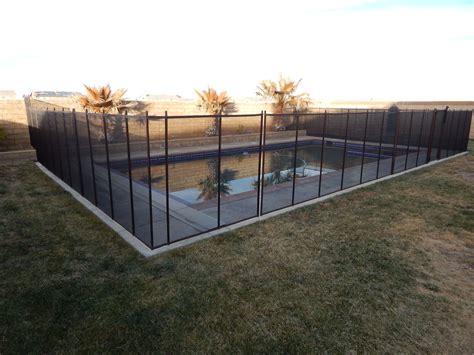 5 Foot Tall 60 Pool Fence In Lancaster Ca Kings Pool Fencing 661