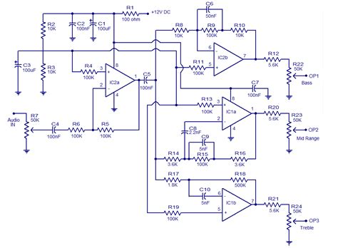 I have this tone control circuit layout for long time, and i am looking for the pcb layout unfortunately i am not able to find it. 3 way active cross- over network - Electronic Circuits and Diagrams-Electronic Projects and Design
