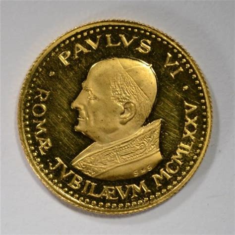 Vatican Pope Medal 9998 Gold 51 Grams