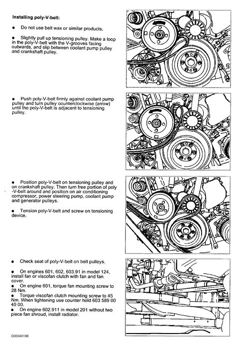 1995 Mercedes Benz C220 Serpentine Belt Routing And Timing Belt Diagrams