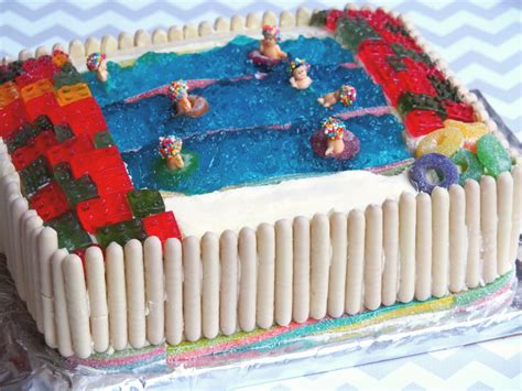 Swimming Pool Cake Ideas Coolest Swimming Pool Cake Photos And