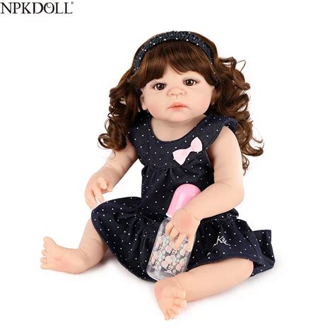 Npkdoll 22inch 55cm 2019 New Full Silicone Reborn Baby Dolls Lifelike