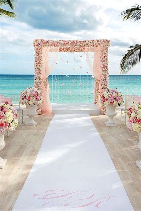 Wedding Theme Gorgeous Beach Wedding Decoration Ideas