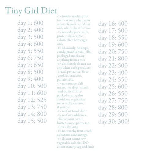 Rules Of The Skinny Bitch Conducts Tiny Girl Diet Review