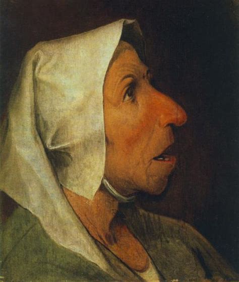 Portrait Of An Old Woman Bruegel Pieter The Elder Art Images