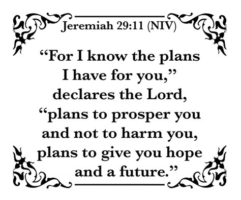 Jeremiah 29 11 Scripture On The Walls