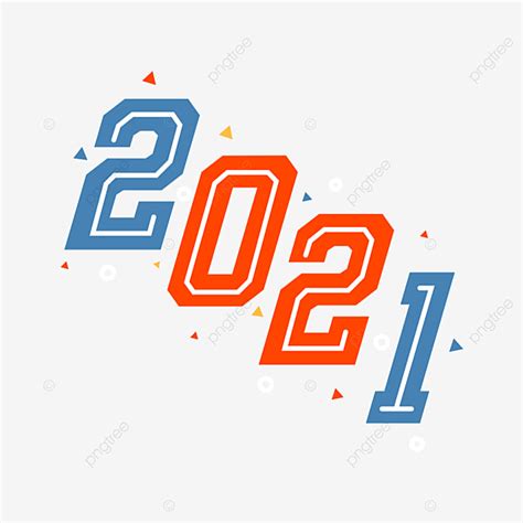 2021 Design With Blue And Orange Colors 2021 Transparent Celebration