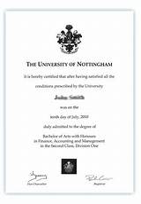 University Degree Certificate Images