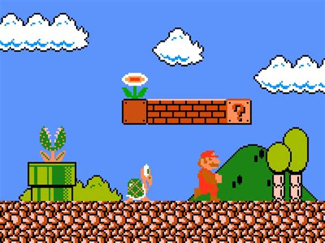 The game, designed by shigeru miyamoto and takashi tezuka, has become one of the most important, influential, and successful video games of all time. Pixel Mario Wallpapers Images Photos Pictures Backgrounds