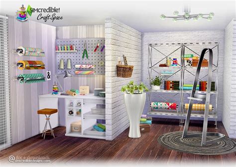 My Sims 4 Blog Craft Space By Simcredible Designs