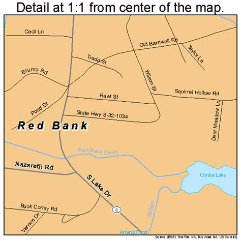 Red Bank South Carolina Street Map 4559110