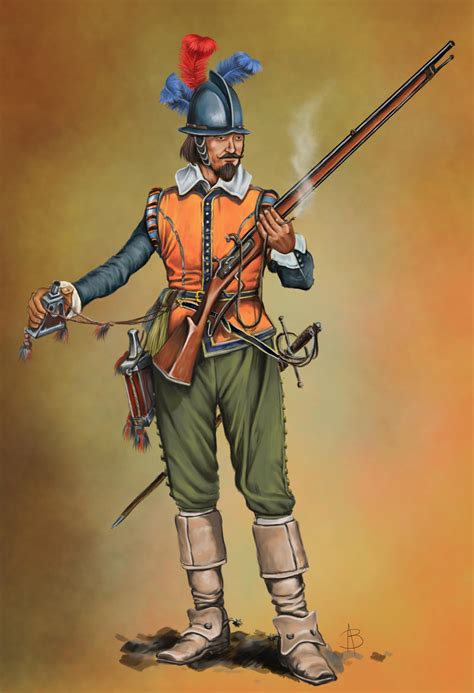 Dutch Musketeer Sec Xvii By Sandu61 On Deviantart