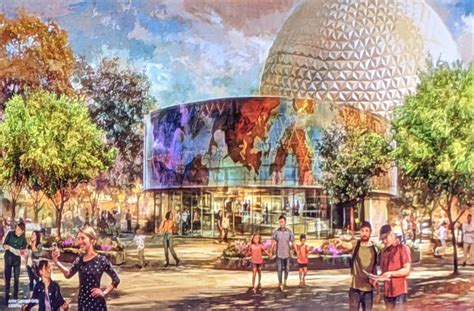 Spaceship Earth Overhaul Omitted From Latest Epcot Concept Art