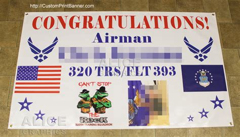 36inx60in Custom Personalized Congratulations Welcome Home Airman