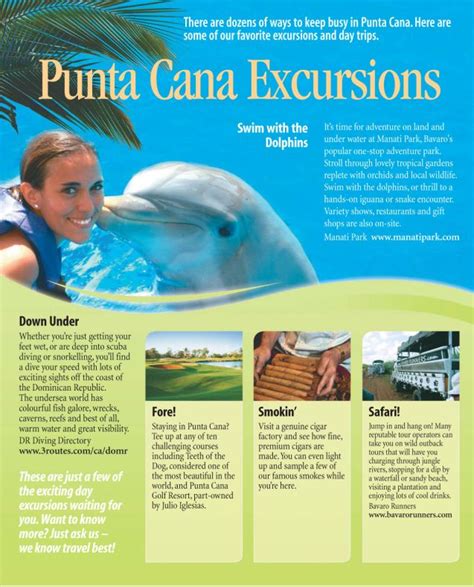 Dominican Republic Recommended Resorts Punta Cana Excursions