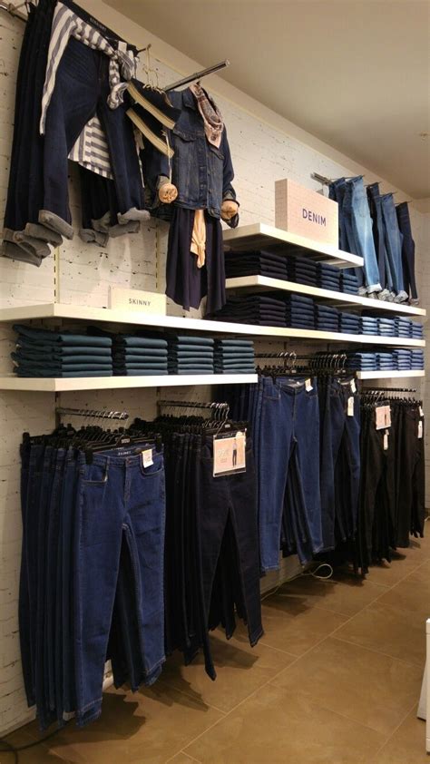 The Denim Wall Marks And Spencer Wisual Merchandising Denim