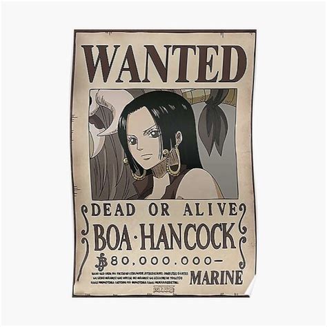 Boa Hancock One Piece Wanted Poster Lifestyle V Poster By Hanlyeon The Best Porn Website