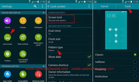 Inside Galaxy Samsung Galaxy S5 How To Change Pattern Grid Style On