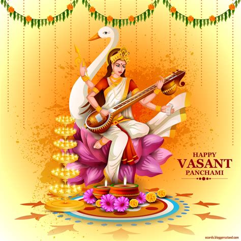 Happy Basant Panchami 2022 Saraswati Puja Wishes Images Greetings Happy Holi 2022 Wishes