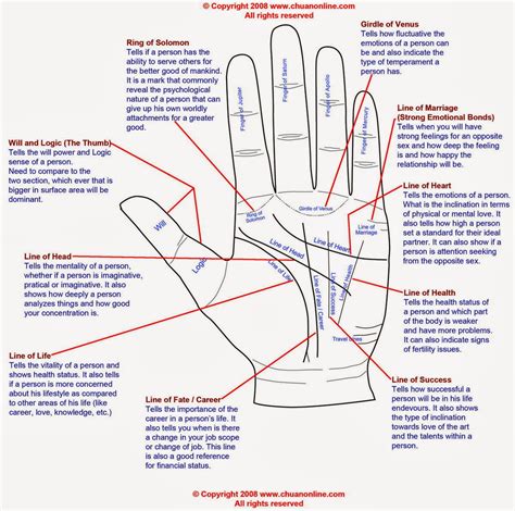 Read Your Own Palm Lines Palmistry Fate