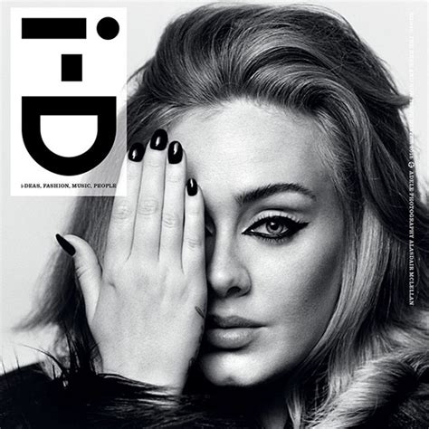 Adele Covers I D Magazine Photoshoot Toya Z World