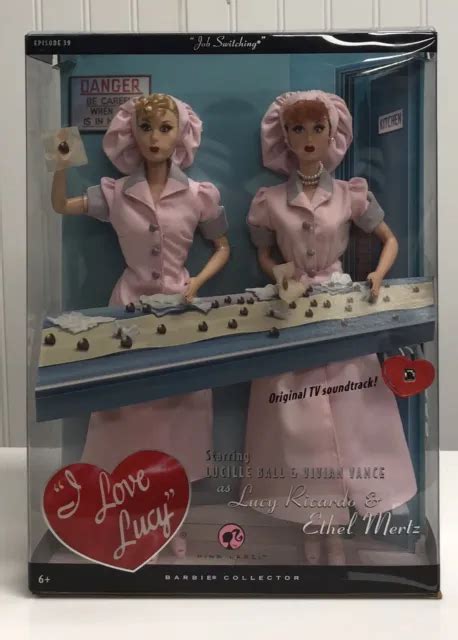 barbie i love lucy lucy and ethel pink label mattel “job switching” episode 39 “08 50 00 picclick