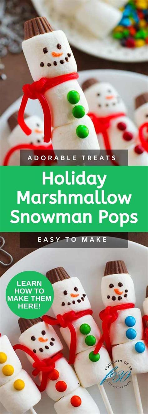 Make These Fun Marshmallow Snowman Pops For The Holiday Season