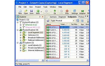 Colasoft MAC Scanner screenshot #1