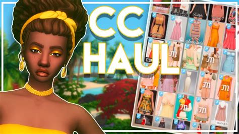 Cc Haul Sims 4 Custom Content Showcase Youtube Vrogue