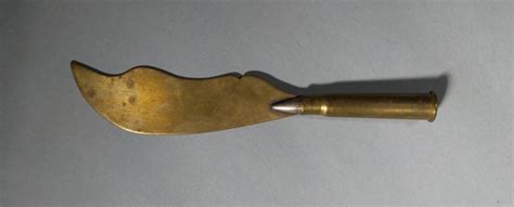Trench Art Butter Knife 1940 2022159 On Nz Museums