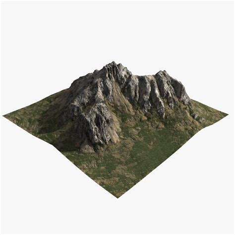3d Obj Rocky Mountain Rocky Mountains Landscape Texture 3d Mountain