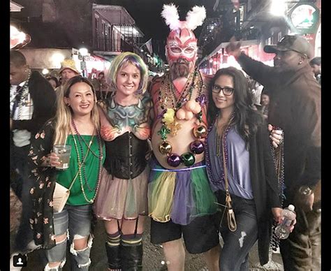 Revellers Take Selfies And Party Inside Wild Mardi Gras Festival In New