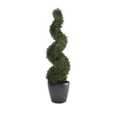 Artificial Cypress Spiral From Evergreen Direct