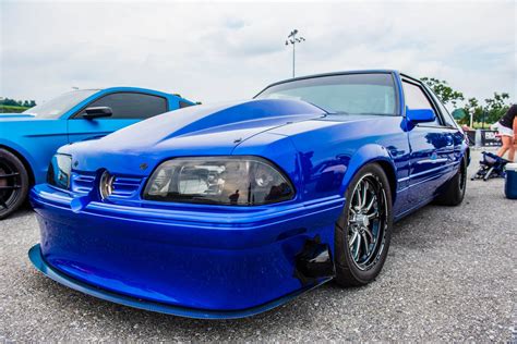 Blue Bullet Drag Fox Mustang Is Built To Perfection