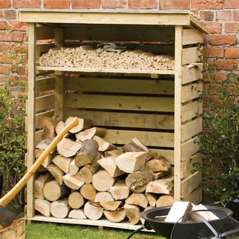 Rowlinson 4 Ft X 2 Ft Wood Log Store And Reviews Wayfair